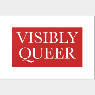 visibly queer Posters and Art